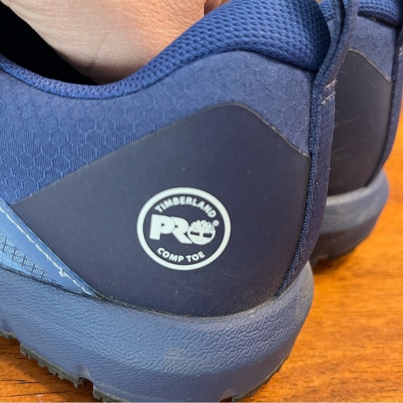 Timberland Womens Pro Radius Gray Blue Safety Shoes size 9 - Picture 7 of 14